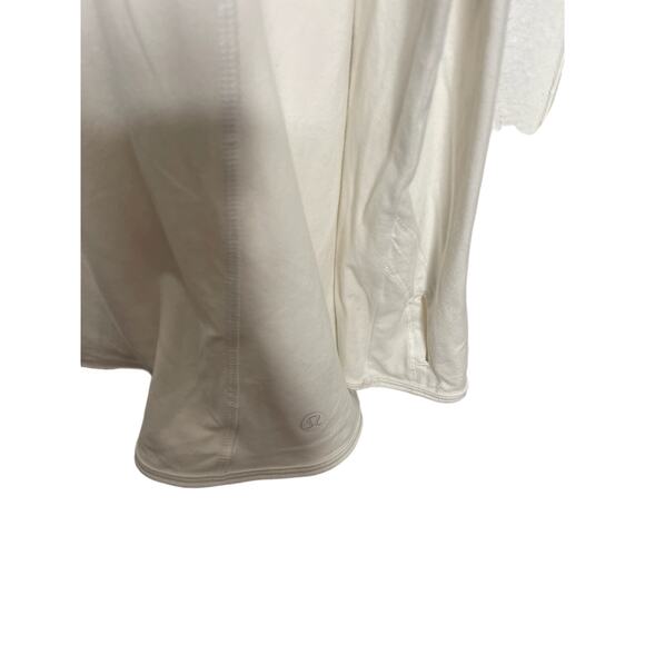 Lululemon Swiftly Tech Long Sleeve Shirt Round Neck White Solid Size 8 - Picture 6 of 7